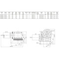 Réducteur à petite vitesse Réducteur électrique haute vitesse Moteur de porte 220v